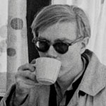 Andy at a New York City diner, spring 1965